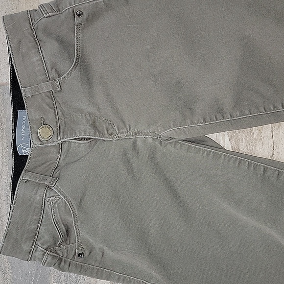 Women's Taupe/Light Brown 2 Petite Wit & Wisdom Pants - Picture 2 of 6